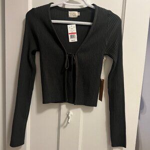 Drygoods dark olive green cardi size Small